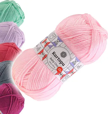 Produktbild von 100g Strickgarn Kartopu BABY ONE Antipilling Babywolle Babystrickgarn, 45 Farben