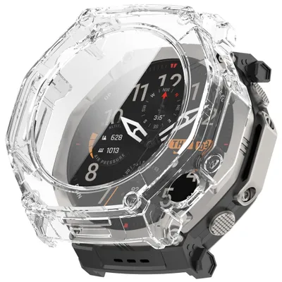 Obrázok produktu pre Puzdro na inteligentné hodinky + ochranné sklo pre Amazfit T-Rex Ultra 2, celoplošné, priehľadné