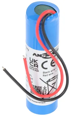 Zdjęcie produktu dla Akumulator Li-ion 3,7V 2600mAh 1S1P z kablem 10cm, 1INR19 / 66-1, 2347-3008-06