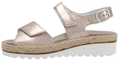 Produktbild von Semler Trixi METALL-NAPPA düne Sandale Gold
