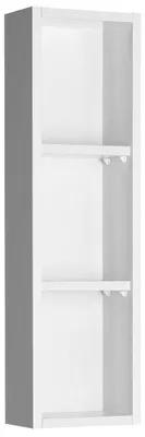 Image de Aqualine Zoja - Armoire suspendue 200x701x120 mm, blanc 45463