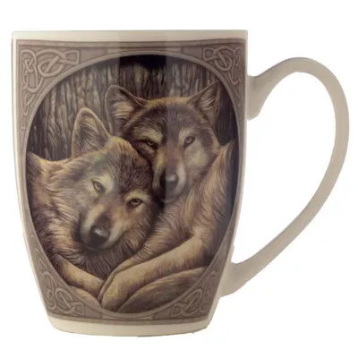 Produktbild von Lisa Parker - Wolf Portrait Kaffeebecher