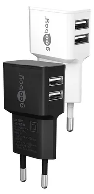 Immagine prodotto di Goobay 44951 caricatore per dispositivi mobili Telefono cellulare, smartphone Nero AC Indoor