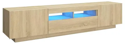 Obrázok produktu pre vidaXL TV skrinka s LED osvetlením Dub Sonoma 180x35x40 cm
