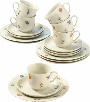 Immagine prodotto di Seltmann Weiden Marieluise Blütenmeer Kaffeeservice, 18-tlg., Kaffee Service, Geschirr, Porzellangeschirr, Hartporzellan, Bunt, 1716502