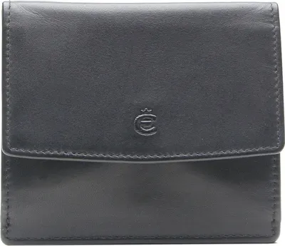 Produktbild von Esquire Leder Geldbörse Wiener Schachtel Logo Wiener Wallet Black schwarz