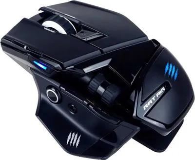 Zdjęcie produktu dla Mad Catz R.A.T. Air, Po prawej stronie, Optyczny, RF Wireless, 12000 DPI, 1 ms, Czarny