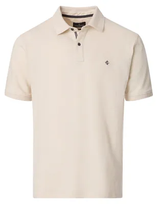Produktbild von CASAMODA Herren Poloshirt Kurzarm Regular Stretch Piqué Creme M