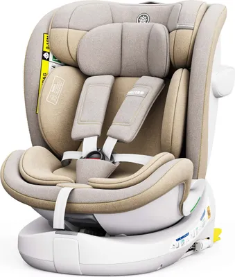 Produktbild von Daliya® ROTAZIONE i-Size 360° Kindersitz, ISOFIX & Top-Tether, ab Geburt 40–150 cm (Babyschale bis Kinderautositz), 5-Punkt-Gurt, mitwachsend, 0–36 kg