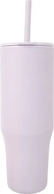 Imagen del producto de Floso - Vaso con pajita "Brady", aislado, 900 ml, color lila (talla única)