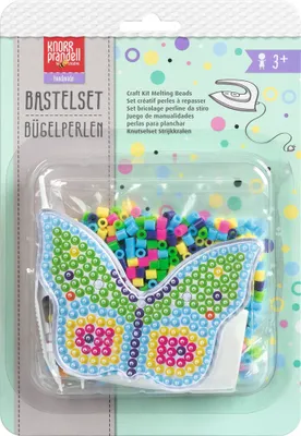Produktbild von Bastelset Bügelperlen Schmetterling
