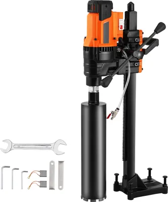 Produktbild von SucceBuy -Kernbohrmaschine, 0,8 - 9,8 -Zoll -Bohrdurchmesser, 3200W robuster Betonkernbohrer mit Ständer und Bit, Nass/Trockengebrauch, für Beton, Ziegel, Marmor