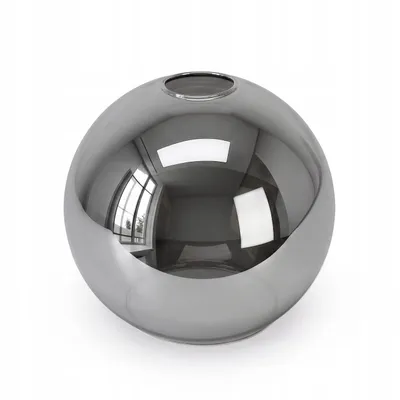 Produktbild von LUXOLAR Glasschirm Kugel E27 Graphit Rauchglas verspiegelt Ø18 cm N-180G