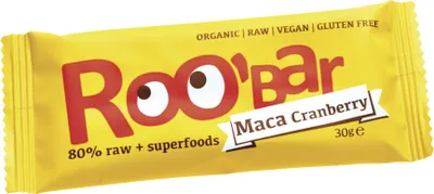 Produktbild von ROOBAR - ROOBAR maca & cranberries - 30g