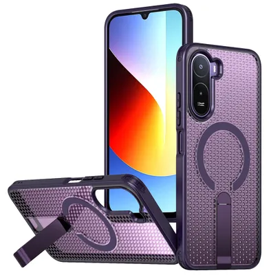 Obrázok produktu pre Puzdro na mobil s magnetickým držiakom a silikónovým povrchom, kompatibilné s modelmi Xiaomi Redmi A7 Pro 5G / 4G, vyrobené z TPU a PC