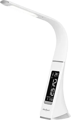 Image de Rebel KOM1009-1 Lampe de table LED avec station météo blanc