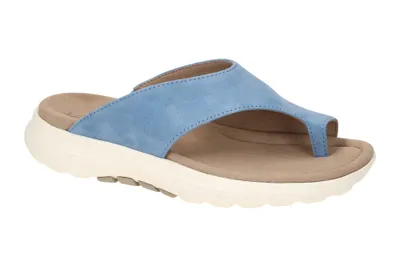 Produktbild von Gabor ROLLINGSOFT Damen Pantoletten - Zehentrenner Pantolette blau Freizeit NEU
