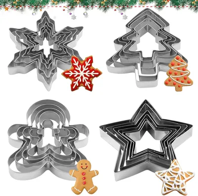 Produktbild von Ausstecher Weihnachten – Set mit 20 Teilen – Plätzchenausstecher – Ausstecher für Kekse – Keksausstecher – Backformen Weihnachten