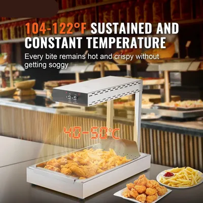 Obrázek produktu pro Ohřívací nádoba – ohřívač na bufet – ohřívač potravin – 20 litrů – 750 W – ohřívač na hranolky