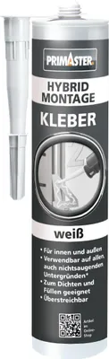 Produktbild von Primaster Hybrid Montagekleber weiß 430g