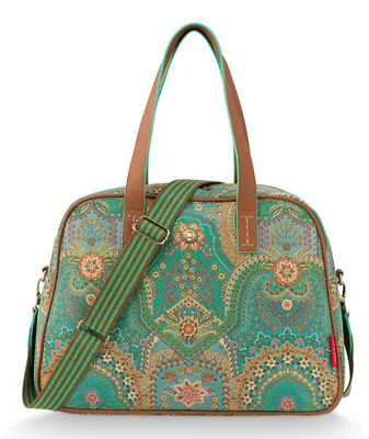 Produktbild von Pip Studio Reisetasche mit Laptopfach Tovy Weekend Bag Jabali Green grün