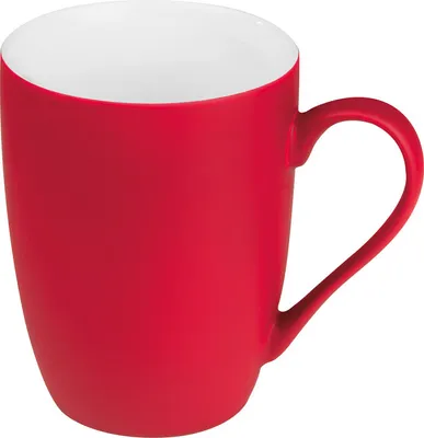 Produktbild von Porzellantasse / Kaffeetasse / Fassungsvermögen: 300 ml / Farbe: rot