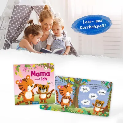 Produktbild von Trötsch Fingerpuppenbuch Mama und ich