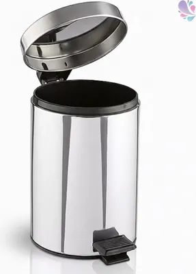 Produktbild von Badezimmer Abfallbehälter, Abfalleimer 12 Liter mit Fußpedal und Einsatzeimer