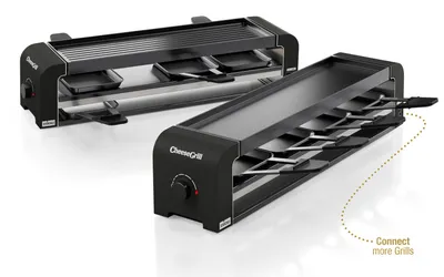Produktbild von Stöckli Raclette CheeseGrill 4 Connect Set Black