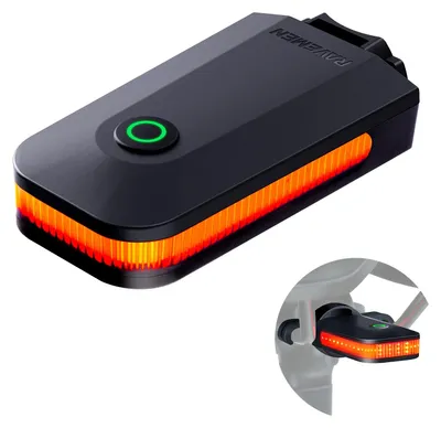 Produktbild von Fahrradbeleuchtung - CL01 Rücklicht - LED - USB-Aufladbar - Automatisches Ein/Aus - Bremssensor - IPX6-Wasserdicht - Sattelstützenmontage