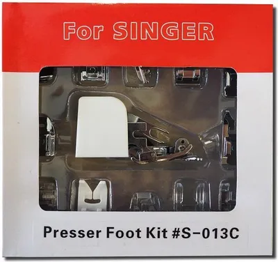 Produktbild von Füßchenset für Singer Kantenschneider 13-teilig