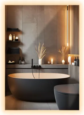 Produktbild von Rechteckiger LED Spiegel - Wandspiegel Wohnzimmer Boho - Warmweiß 3000K - 70x50cm
