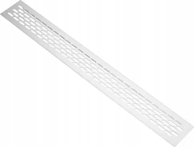 Produktbild von Möbel-Lüftungsgitter aus Aluminium 60 x 800 mm, langes Möbelgitter