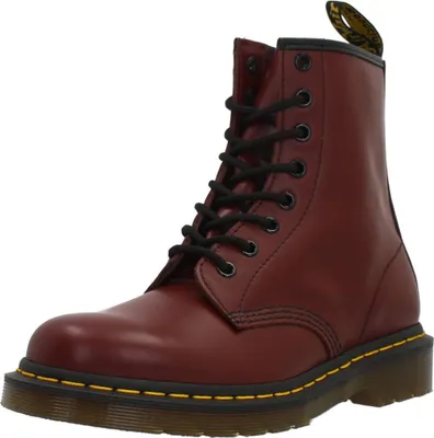 Image de Botines Hombre Modèle Dr. Martens Cherry Red Smooth Couleur Bordeaux