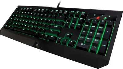 Zdjęcie produktu dla Razer BlackWidow Ultimate 2016 US, Pełnowymiarowy (100%), Przewodowa, USB, Mechaniczna, QWERTY, Czarny