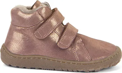 Produktbild von Froddo Barefoot Winter Furry Pink/Gold Größe EU 25