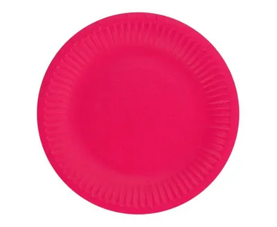 Produktbild von Rosa Pappteller 18cm 6St.