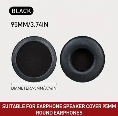 Produktbild von Ersatz Ohrpolster 95mm für Bose Sennheiser ATH Sony AKG Philips Audio-Technica Razer Kraken Kopfhörer 1 Paar