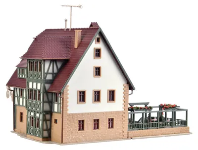 Produktbild von Vollmer 47711 - N Gasthaus mit Metzgerei und Inneneinrichtung  - Neu