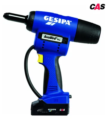 Obrázek produktu pro GESIPA Akku Blindnietgerät AccuBird Pro 13000 N, Gerätehub 25 mm + Akku 2,0 Ah