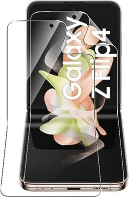 Produktbild von 2X Schutzfolien für Samsung Galaxy Z Flip 4 Panzerfolie Display Kamera Full 9H