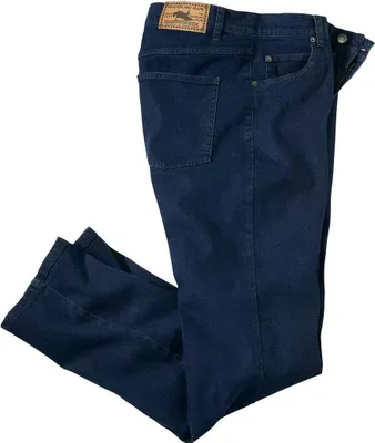 Image de Atlas For Men - Jeans pour homme AF2698 (28R) (Bleu foncé)
