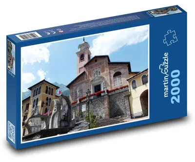 Obrázok produktu pre martinpuzzle – Puzzle 2000 – Entracque – farský kostol, Taliansko
