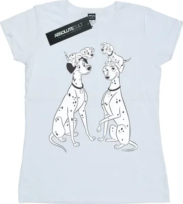 Produktbild von Disney - "101 Dalmatians" T-Shirt für Damen BI14745 (L) (Weiß)