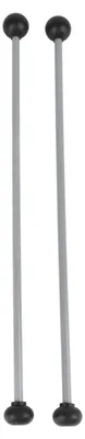 Immagine prodotto di 2 pezzi di bacchette per timpani in silicone plastico multifunzionali per marimba e tamburi