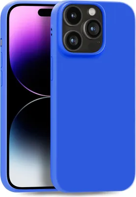 Produktbild von Hülle für Apple iPhone 14 Pro Max - Handyhülle Cover aus Silikon in Blau