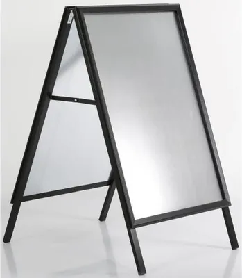 Produktbild von Kundenstopper Outdoor 32mm Gehrung A2 schwarz
