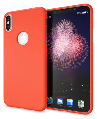 Zdjęcie produktu dla Etui na telefon komórkowy NALIA do Apple iPhone XS Max, ultracienkie etui z TPU, silikonowe neonowe etui pomarańczowe