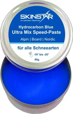Obrázek produktu pro SkinStar Hydrocarbon Ultra Mix modrý závodní vosk Speed-Paste Skiwax 80g