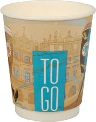 Produktbild von PAPSTAR Hartpapier-Kaffeebecher "To Go" 0,2 l